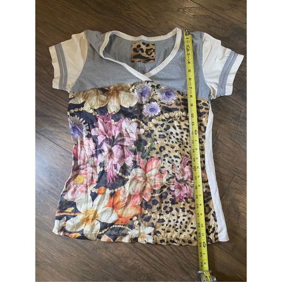 Womens Custom Made Tee Shirt Floral Animal Print - Picture 7 of 8